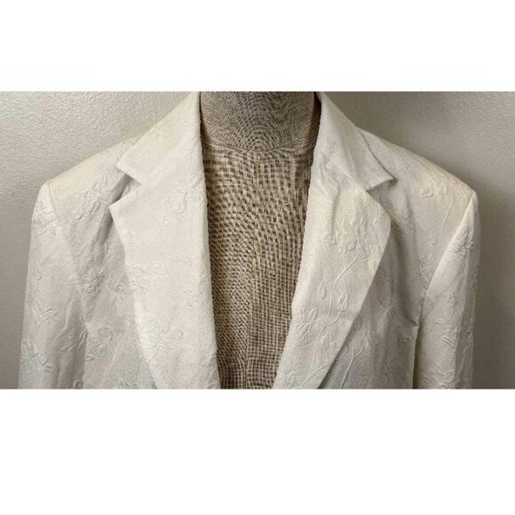 ERIKA CAVALLINI OVERSIZED FLOCKED JACKET - Picture 3 of 13